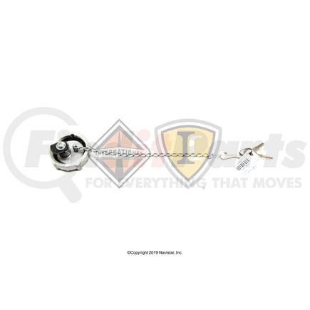 International 3605003C1 Cap Fuel Tank Filler Lockin, Navistar Compatible