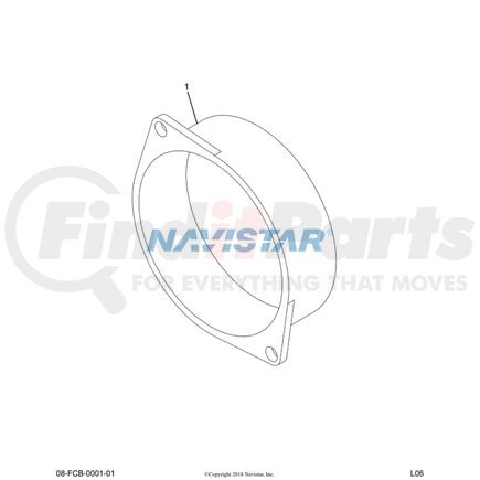 International 3615677C1 Instrument Cluster Housing Cover, Navistar Compatible