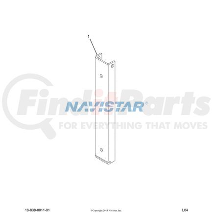 International 9413979 NUT HEX LOCK 3/8-16