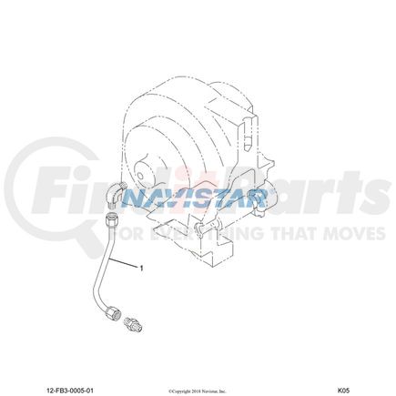International 915499R1 Nut - Coupling, Navistar Compatible