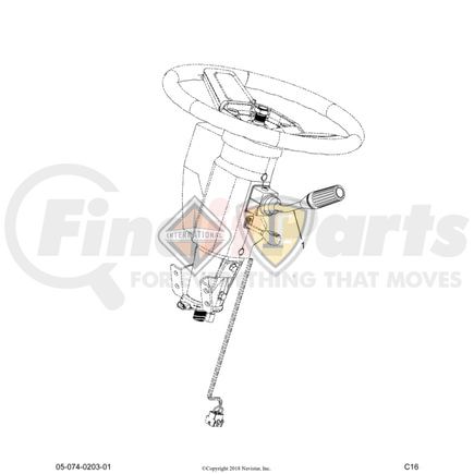 International 3957493C91 SWITCH,TURN SIGNAL ,