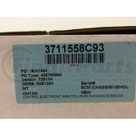 International 3711558C93 Collision Avoidance Control Module, Navistar Compatible