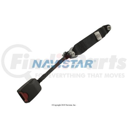 International 3711359C92 Seat Belt Buckle Assembly, Navistar Compatible