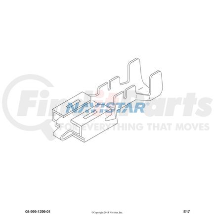 International 3895713C1 Terminal, Cable, Female, 630 M, Navistar Compatible
