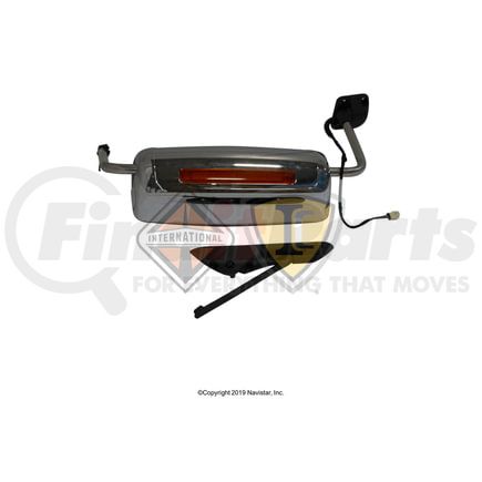 International 3604455C97 MIRROR,REAR VIEW,RH AERO-CHR-