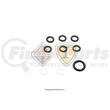 International 2512239C91 HP Oil Rail Seals Kit, Navistar Compatible