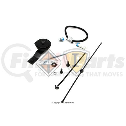 International 2512656C91 Single Disc Horn - Workstar Kit, Navistar Compatible