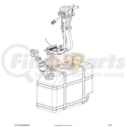 International 2514282C91 Diesel Particulate Filter (DPF), Navistar Compatible