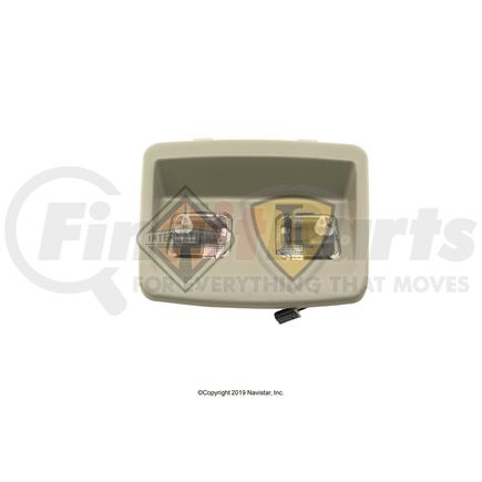 International 3835431C92 Bezel Trim Center Assembly UGD W/Map Lights, Navistar Compatible