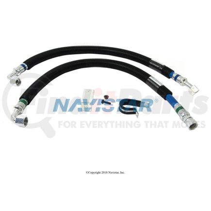 International 2514450C91 Turbocharger Oil Supply Hose, Navistar Compatible
