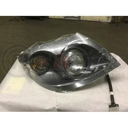 International 3605819C93 Headlight - Long Life Pntd Bez- Right Hand, Navistar Compatible