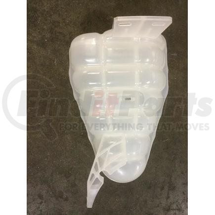 International 2512966C91 Radiator Surge Tank - Plastic, 19.5" H, 11" L, 5.8L Capacity, 15 Psi, With Cap, Navistar Compatible