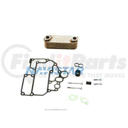 International 3007508C93 Engine Oil Cooler Kit, Navistar Compatible