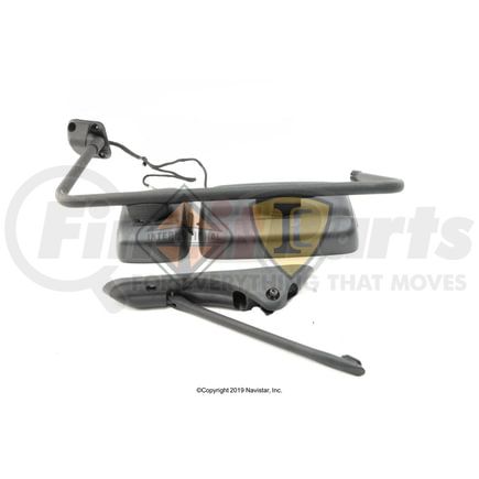 International 3757529C92 MIRROR,REAR VIEW , RMT HTD BLA
