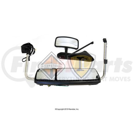 International 3624129C97 Mirror, Rear View, Rh Aero-Ptd, Navistar Compatible
