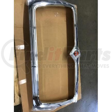International 3613675C95 Grille Surround Assembly - Chrome, Navistar Compatible