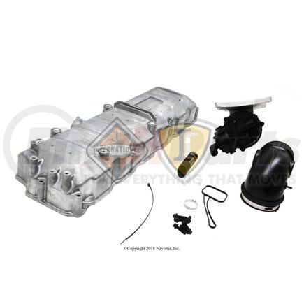 International 2512559C91 Open Breather Conversion Kit - W/Breather, Turbine Housing W/Valve Cover, Navistar Compatible