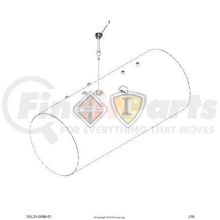 International 6128830C2 Fuel Level Gauge, Navistar Compatible