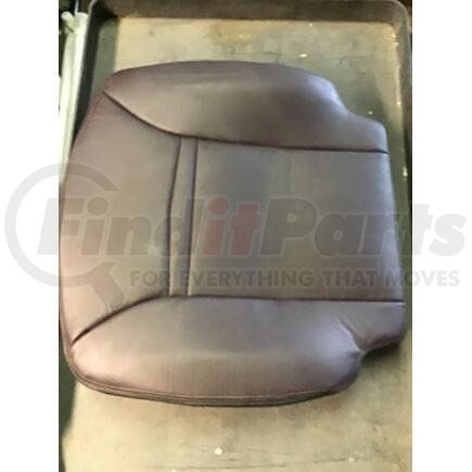 International 2516497C91 Upholstered Cushion, Charcoal/Black Cloth And Vinyl, Navistar Compatible