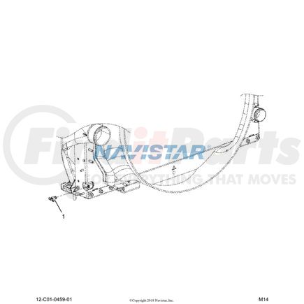 International 2517300C1 PLUG,FITTING, RADIATOR 1/4NPTX