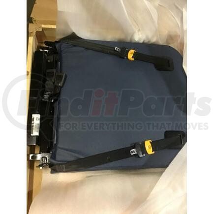 International 2518296C91 Seat Back - Gen5 IC 30 2LG 12D NL NICS 2, 3PT NTCD Blue OEM, Navistar Compatible