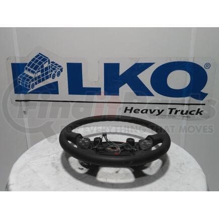 International 3770925C92 Steering Wheel - 18 Inch, Wheel Assembly, Standard, Engine Brake, Navistar Compatible