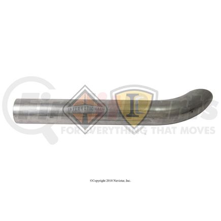 International 3843877C1 Exhaust Tail Pipe - 4 Inch O.D. X 32 Inch Lg, Navistar Compatible