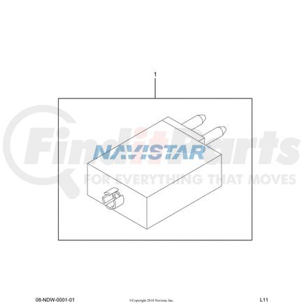 International 3727575C1 BREAKER CIRCUIT 5 AMP TYPE III