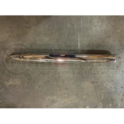 International 3546284C1 Exhaust Tail Pipe - Straight Section Chrome Finish Upper 4" O.D. 43.3" Long, Navistar Compatible