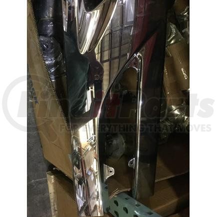 International 3805324C5 Bumper - Front Chrome Panel Standard Right, Navistar Compatible