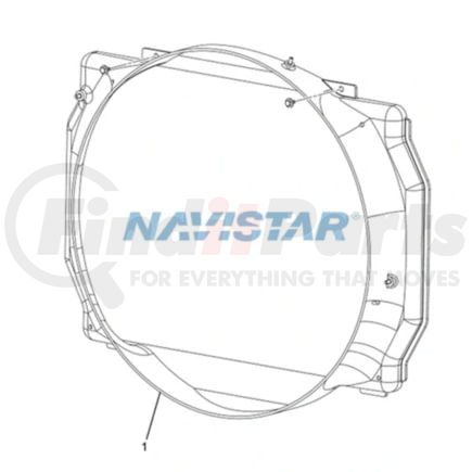 International 2587100C91 Engine Cylinder Head, Navistar Compatible
