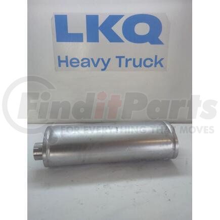 International 482167C1 Muffler, Exhaust Oval Aluminized Steel Type 2 11.5" X 8.24" Diameter 32.25" Overall, Navistar Compatible