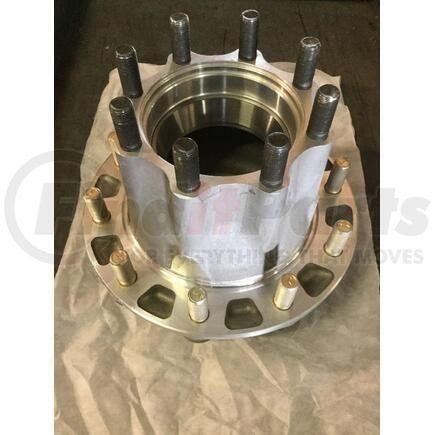 International 2591981C91 HUB, REAR WHEEL W/CUPS AND STUD 8 HOLE ON TOP 10 HOLE ON BOTTON