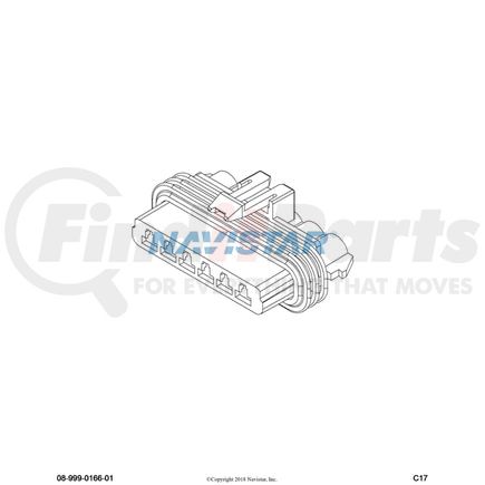 International 3551896C1 Electrical Connectors, Navistar Compatible