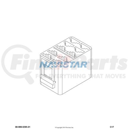 International 3530563C1 BODY CONNECTOR*SWITCH 10 WAY