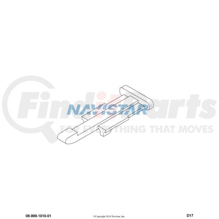 International 3536093C1 Secondary Connector Body Lock - 630 Cavity, Navistar Compatible