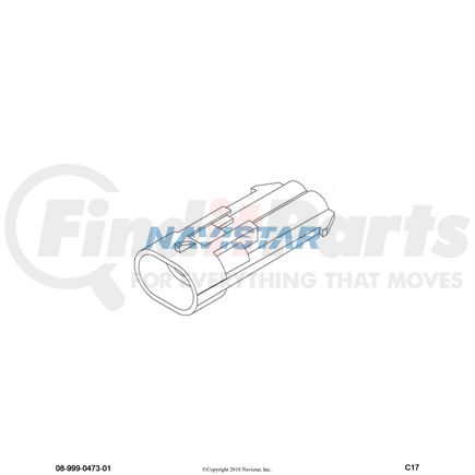 International 3582941C1 Body Wiring Harness Connector, Navistar Compatible