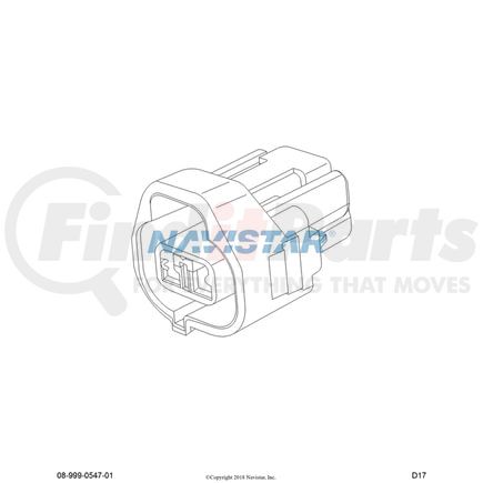 International 3591991C1 CONNECTR,CONNECTOR BODY*2-WAY