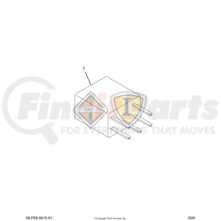 International 473143C1 Screw - Special Pan Head High- Low Thread #8-18 X 3/4", Navistar Compatible