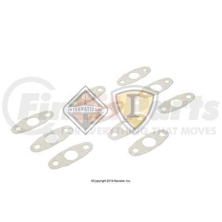 International 7081230C1 Turbocharger Oil Outlet Flange Gasket, Navistar Compatible