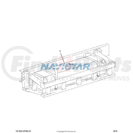 International 2501615C1 CAP FUEL CAGE END (PLASTIC)