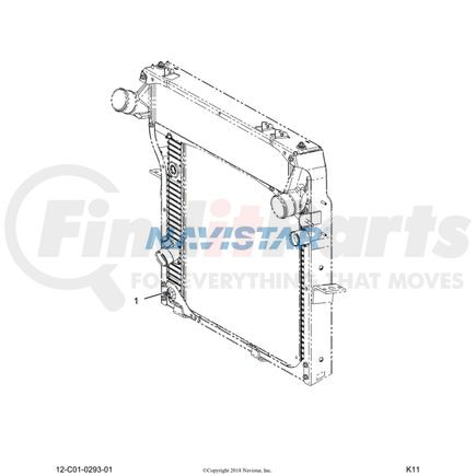 International 2587289C1 Air Brake Air Hose Fitting, Navistar Compatible