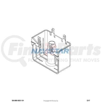 International 3810600C1 Body Wiring Harness Connector - Cable Cover 76 Way, Navistar Compatible