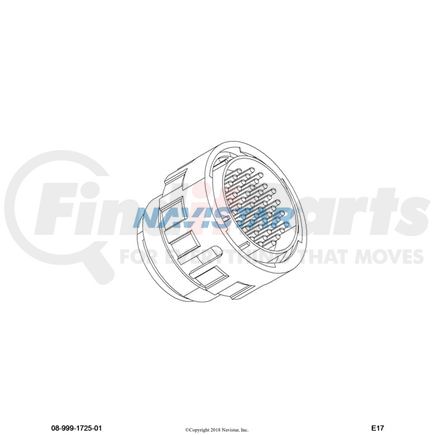 International 3566554C91 Body Wiring Harness Connector - Pin Terminal With Seal, Navistar Compatible