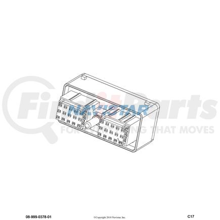 International 3554089C1 Body Wiring Harness Connector - Cable-30 Way Ci, Navistar Compatible