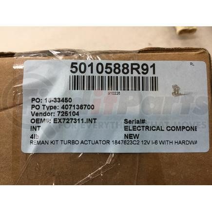 International 5010588R91 KT XMSN,KIT TURBO ACTUATOR REM