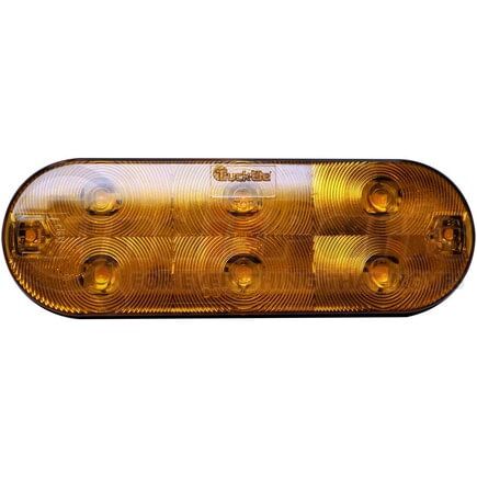 Truck-Lite 60367Y Warning Light Assembly - Super 60, LED, 8 Diode, 6" Oval, Amber, Grommet Mount