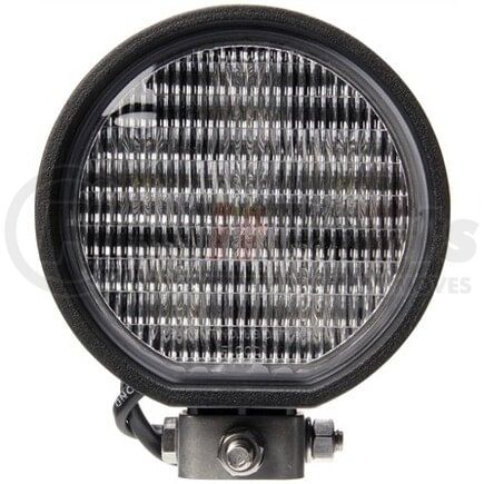 Truck-Lite 81105-3 Flood Light - 81 Series, 4In. Round LED, 6 Diode, 1200 Lumen, Stripped End, Multivolt