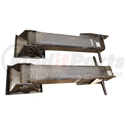 JOST A401-T-19 Trailer Landing Gear - Inside Mount, 10" x 10" Sand Shoe, 17" Travel Size