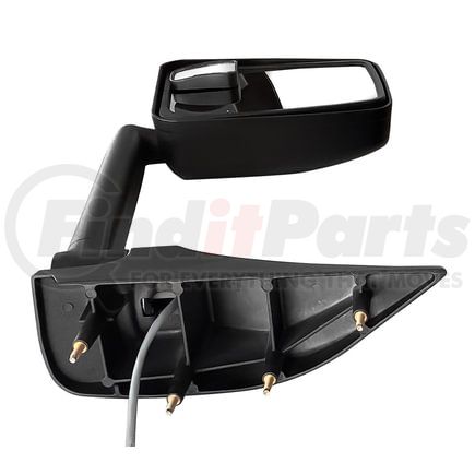 Velvac 715427 2020 Standard Door Mirror - Black, 102" Body Width, Standard Head, Driver Side